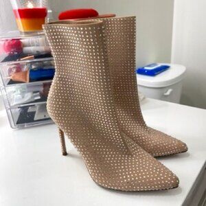 Steve Madden Vela Rhinestone Booties 7.5